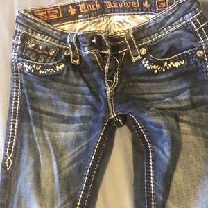 Boot cut rock revival jeans
